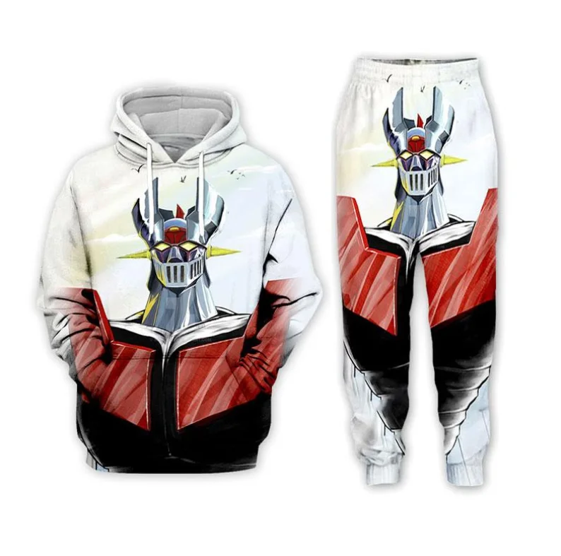 Аниме mazinger z 3d принт толстовка - Фотография_2