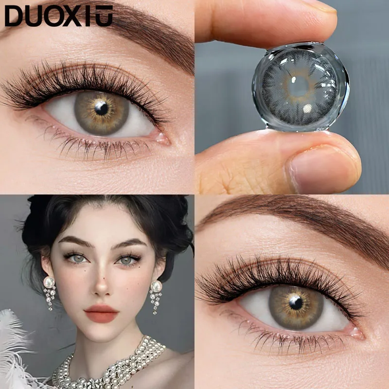 Duoxiu 1 пара цветных контактных линз для глаз - Фотография_2