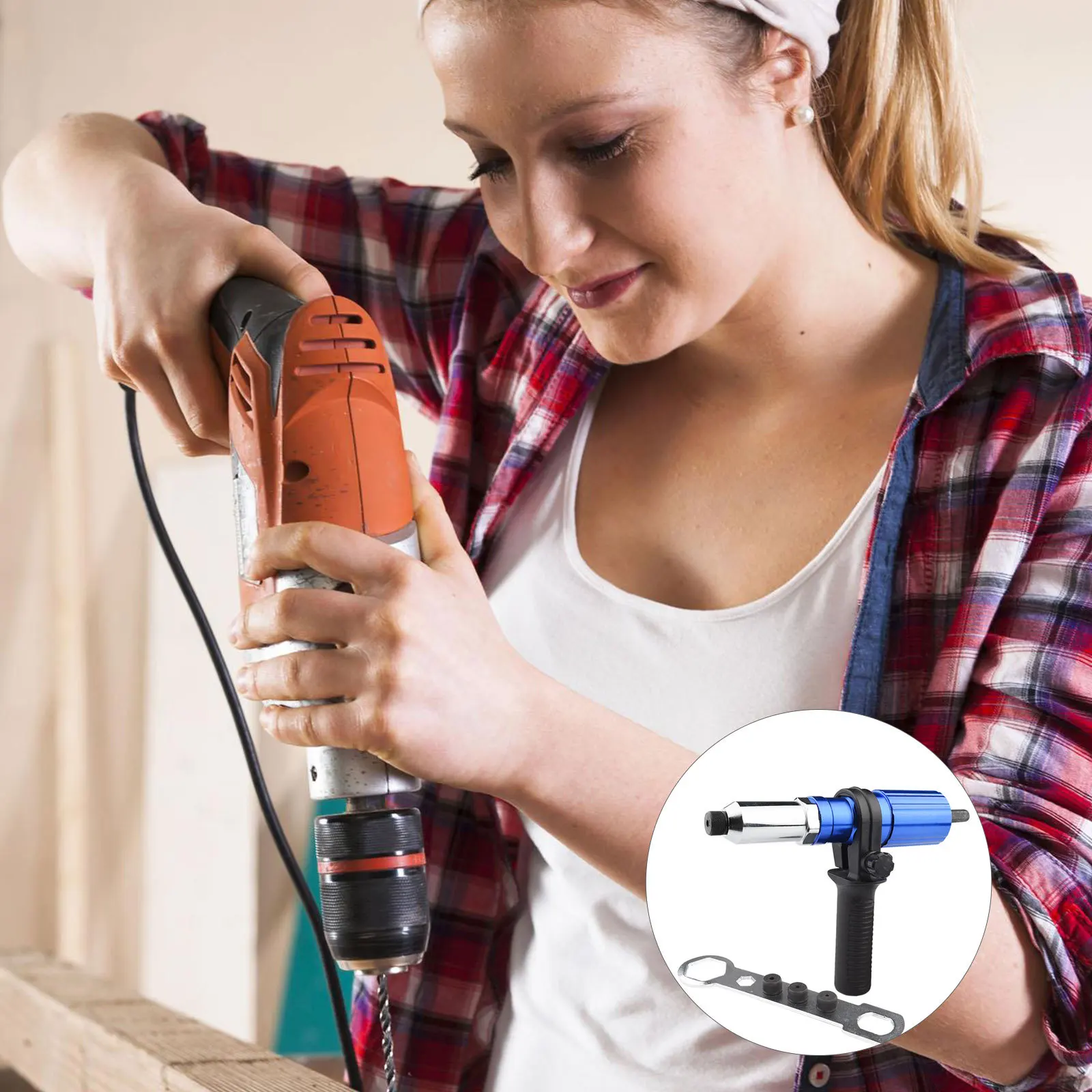 1 комплект, электрический адаптер для заклепок - Фотография_2