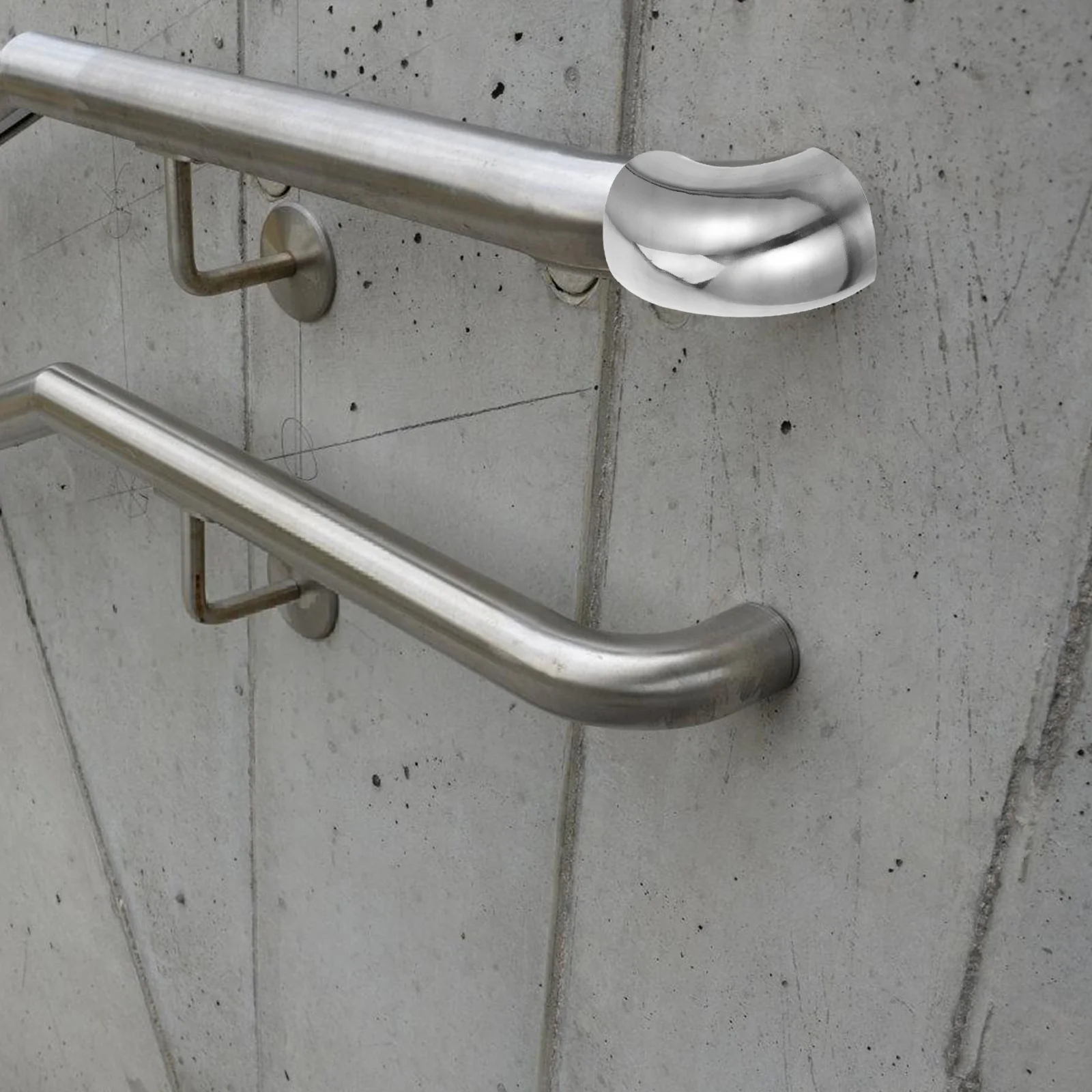 Коленчатый фитинг для поручня из нержавеющей стали - Фотография_4