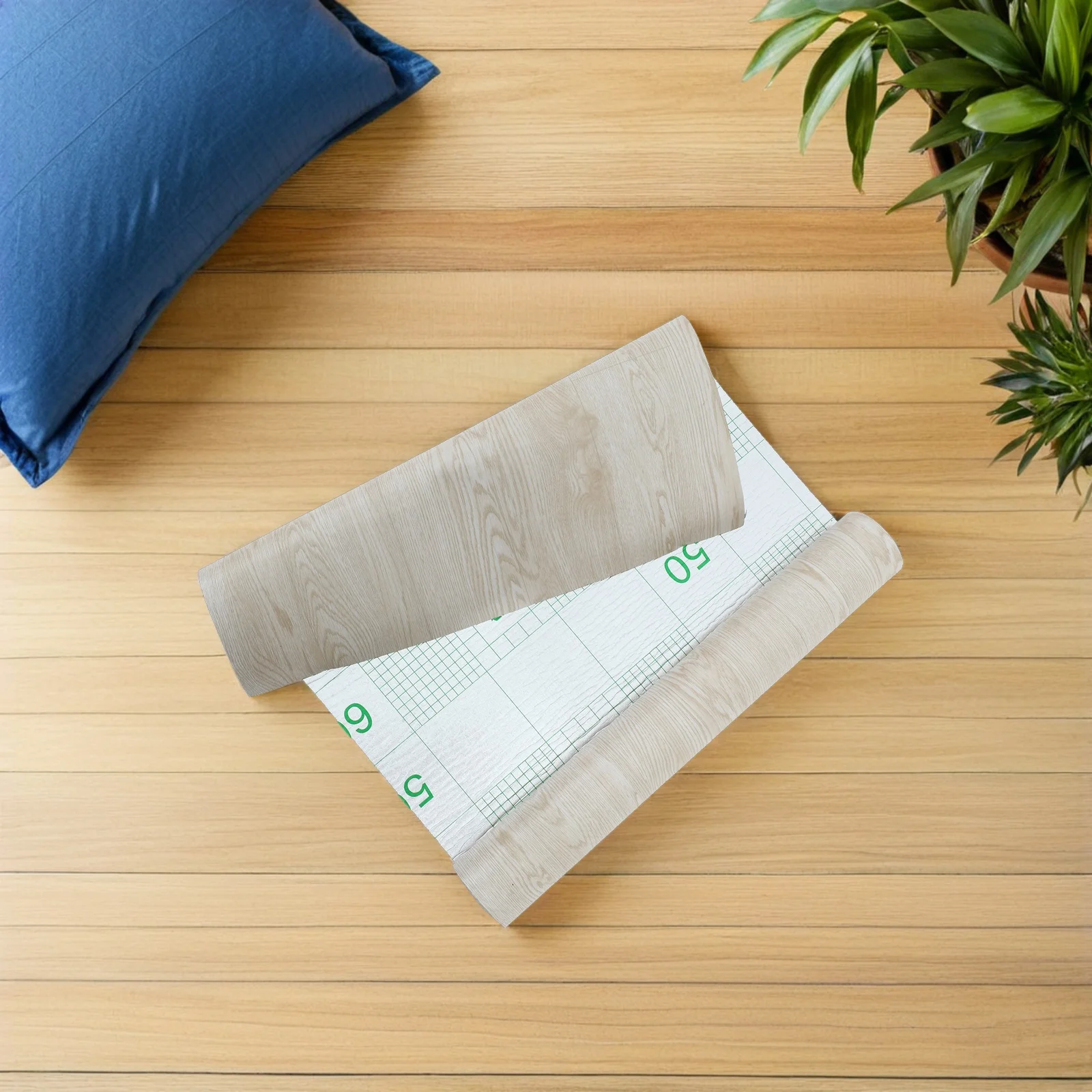 Самоклеящаяся напольная плитка из пвх 300x40 см - Фотография_2