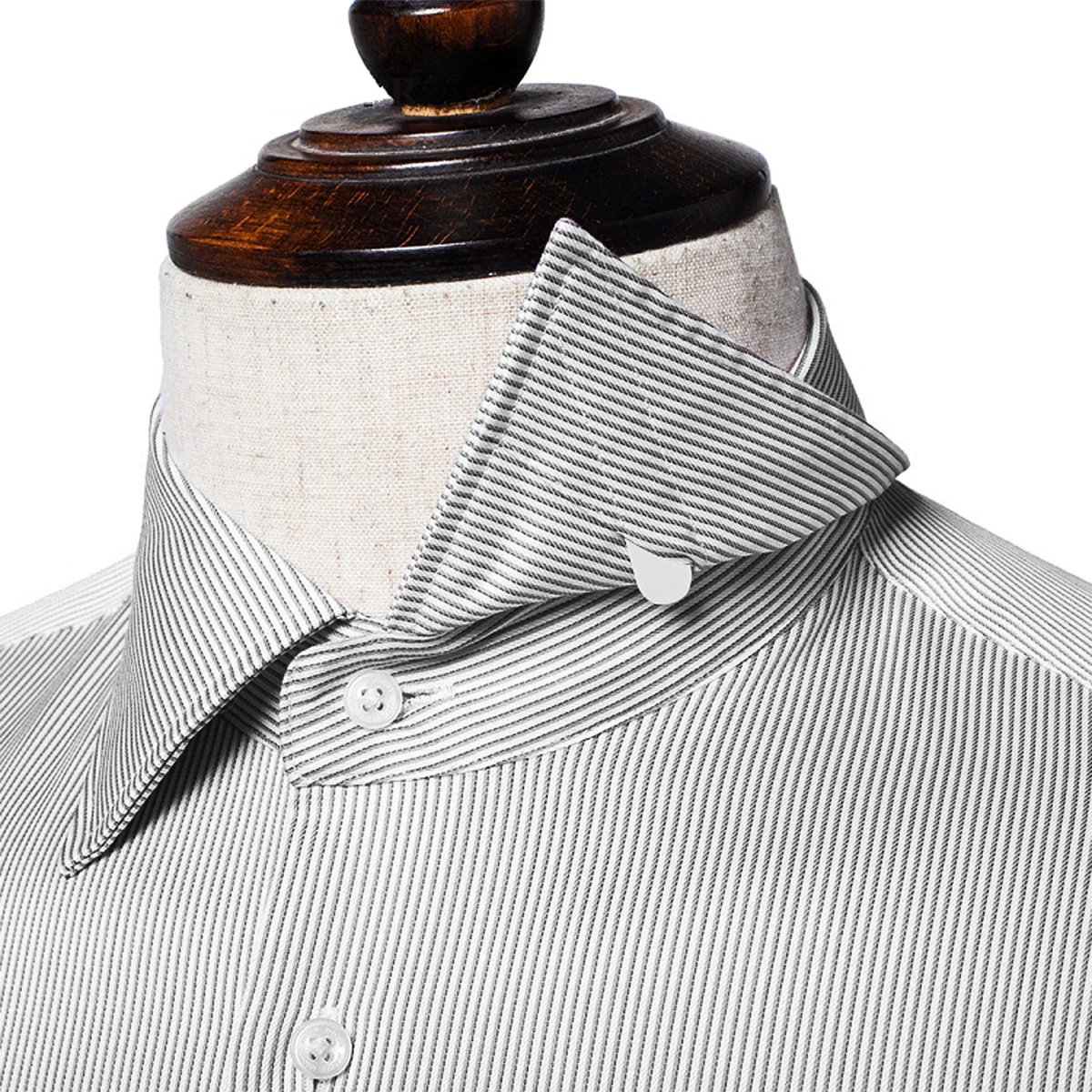 Мужская классическая рубашка с поддержкой воротника - Фотография_6