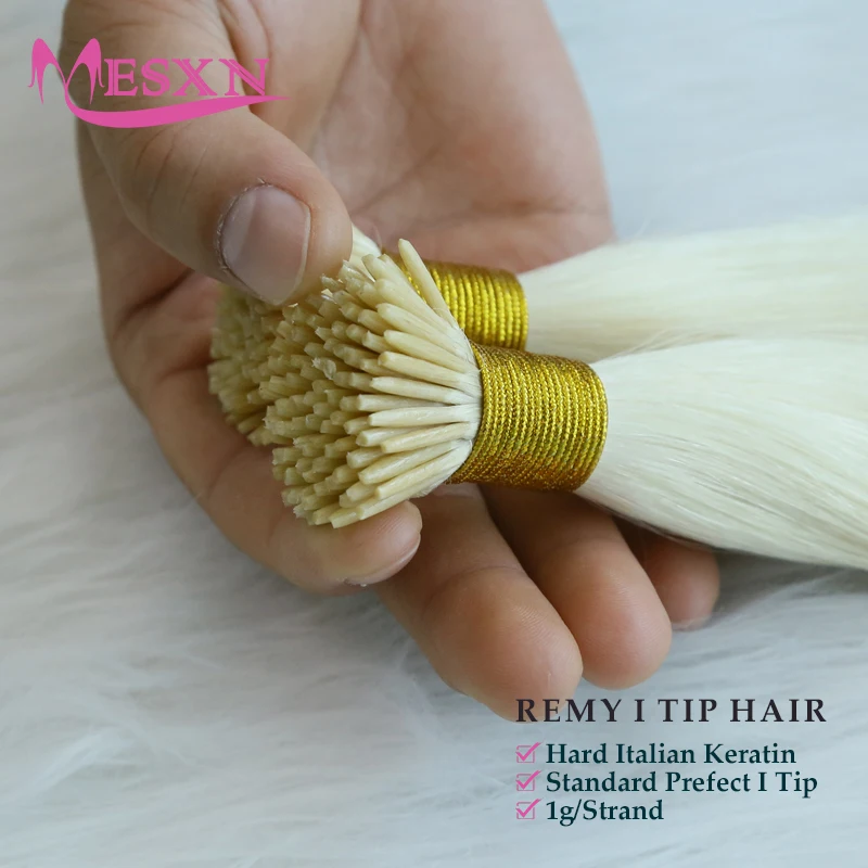 Высококачественные прямые i-образные волосы для наращивания - Фотография_2