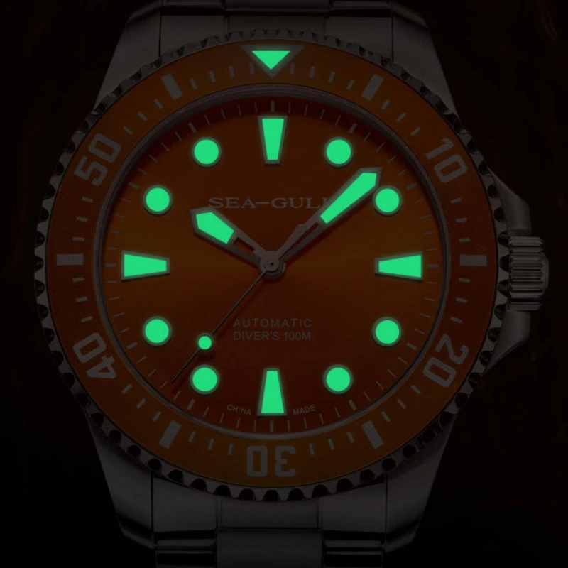 Часы «чайка», мужские автоматические механические наручные часы с сапфиром - Фотография_4