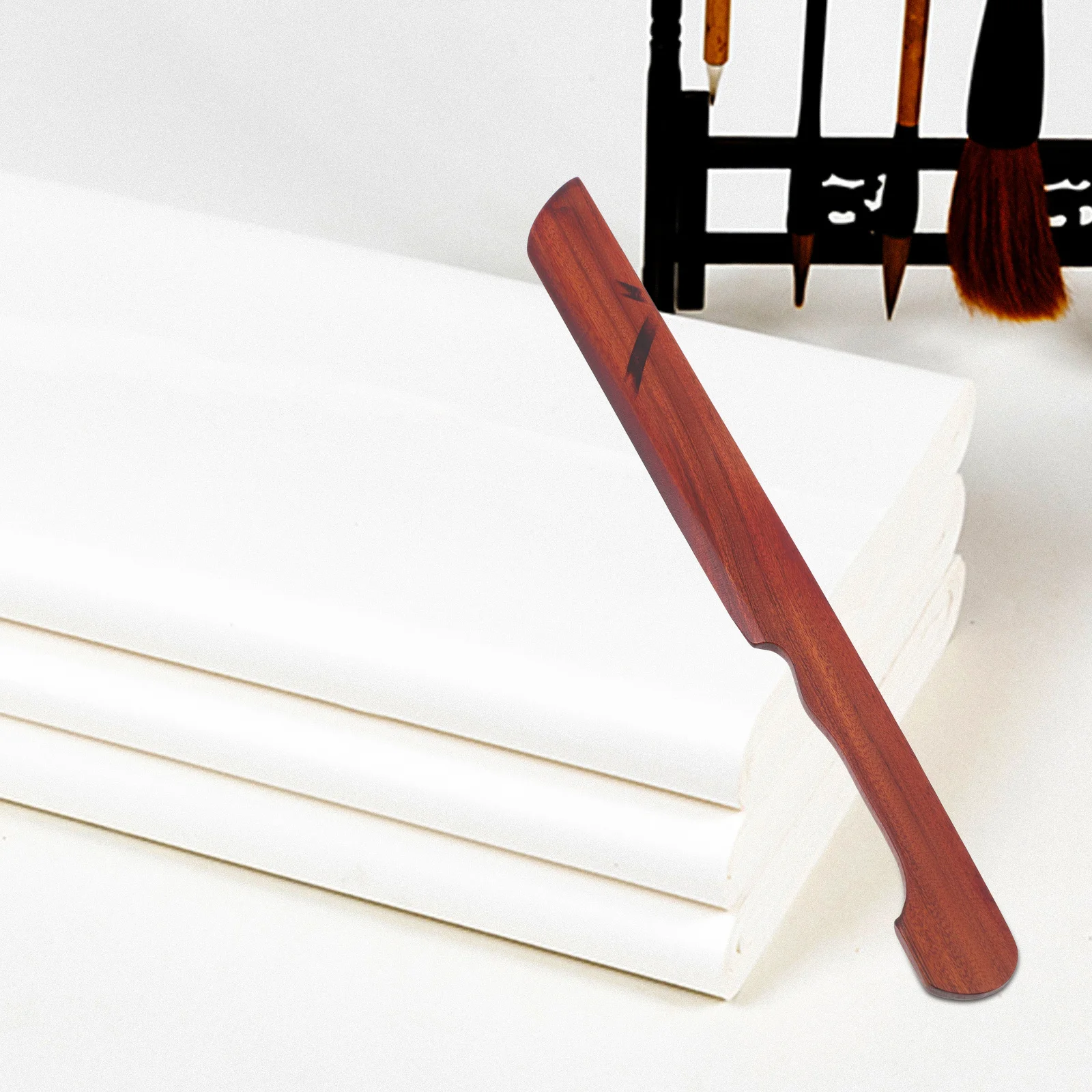 Резак для бумаги сюань из красного сандалового дерева - Фотография_2