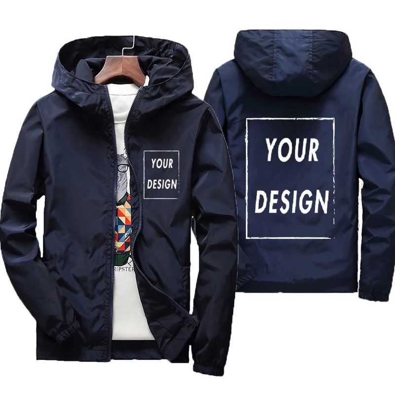 Custom brand logo autumn jacket - Фотография_4