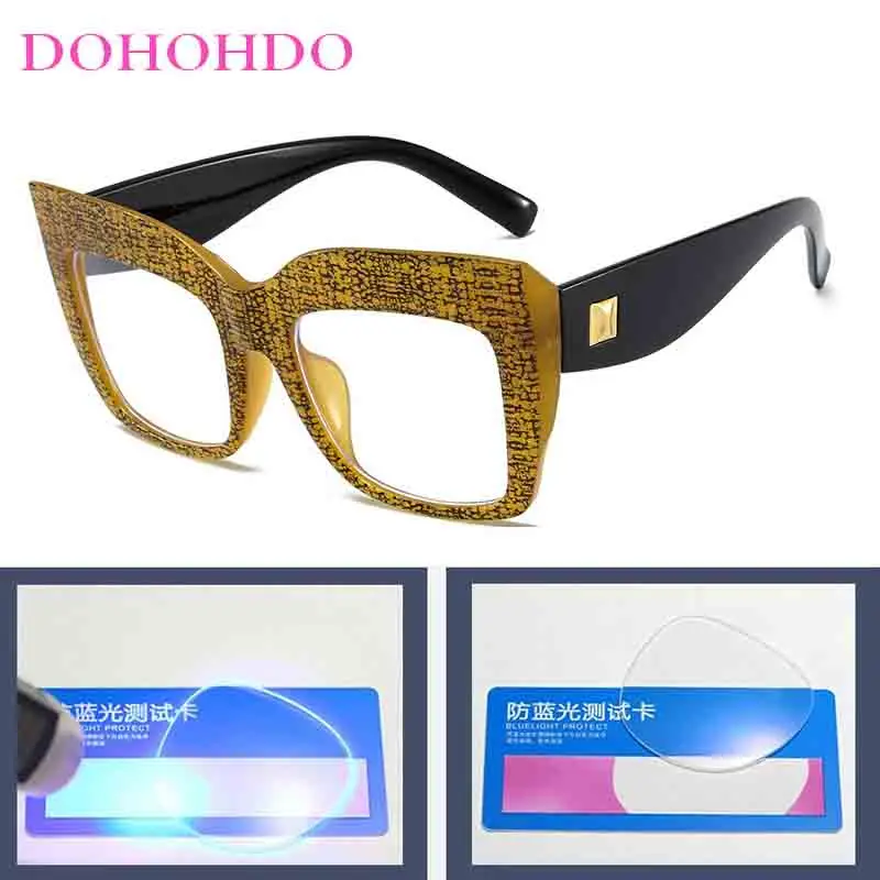 Новые роскошные очки «кошачий глаз» в большой оправе для мужчин и женщин - Фотография_4