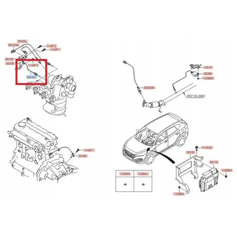 Датчик температуры oem 39231-2a600 - Фотография_4