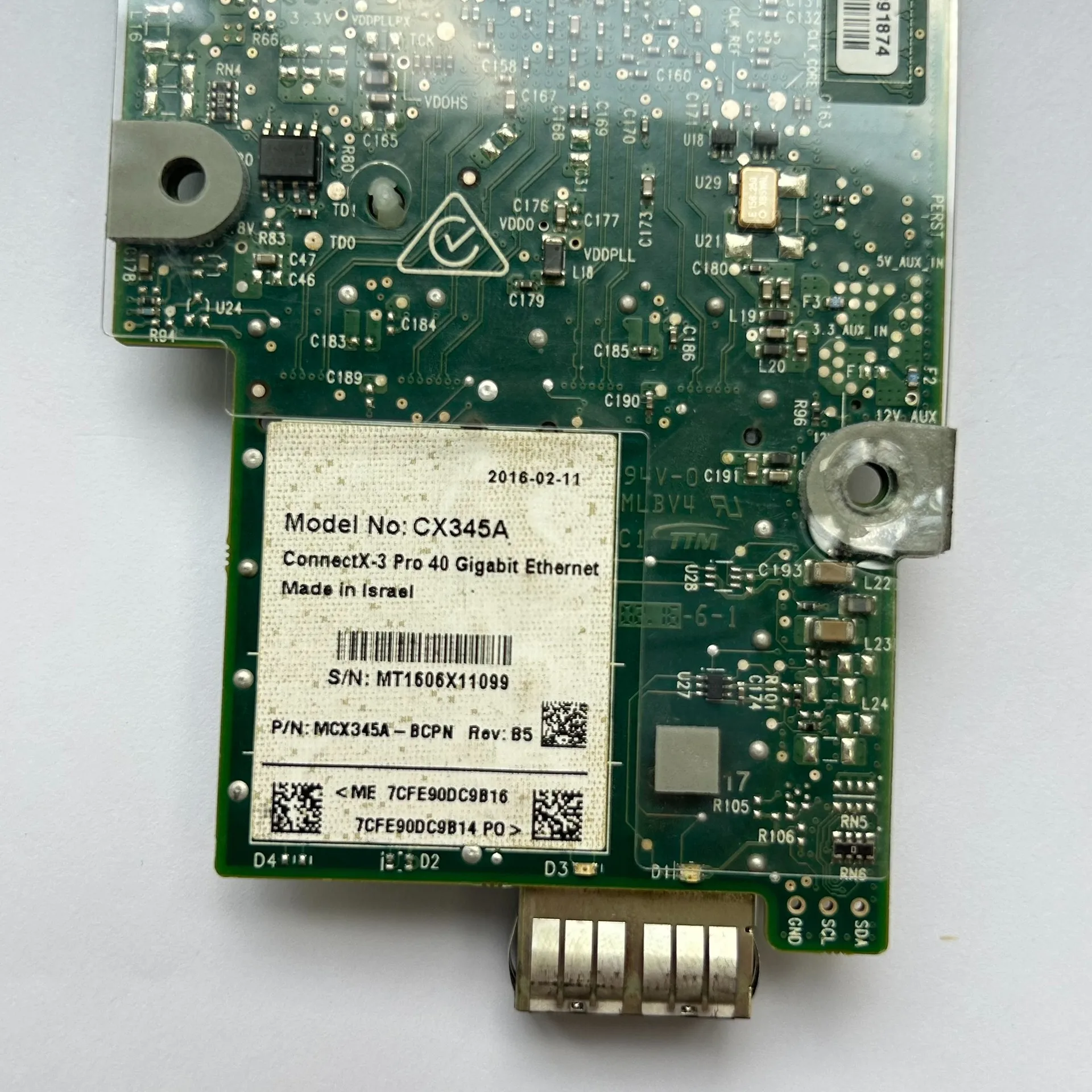 Сетевая карта известного бренда cx345a mcx345a-bcpn - Фотография_6