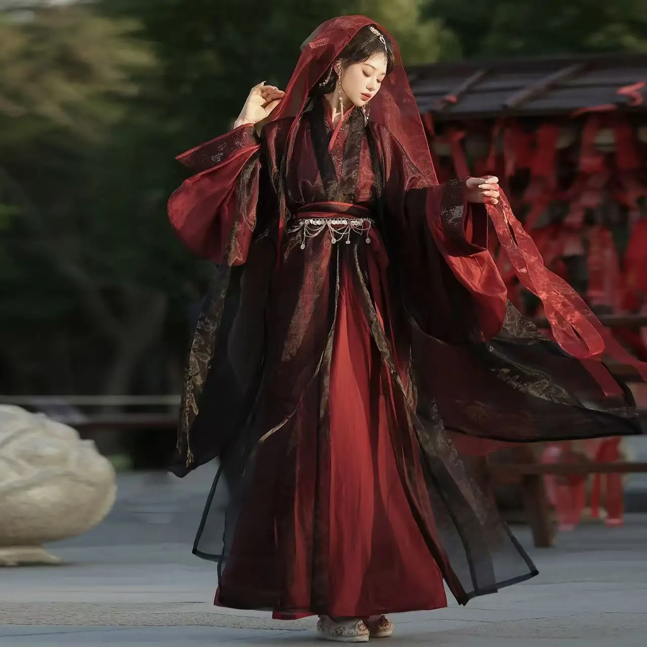 Предварительный период древнего воина hanfu - Фотография_3