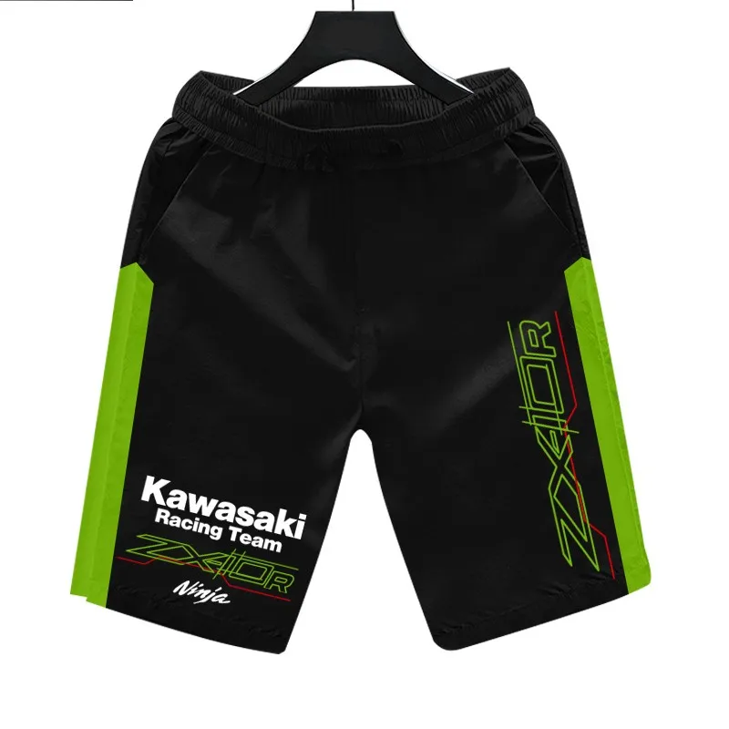 Новые мужские спортивные шорты kawasaki для езды на мотоцикле