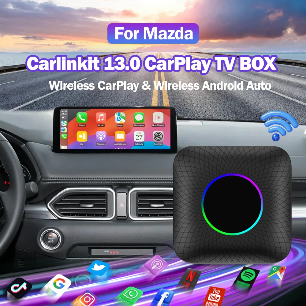 Carlinkit светодиодная тв-приставка