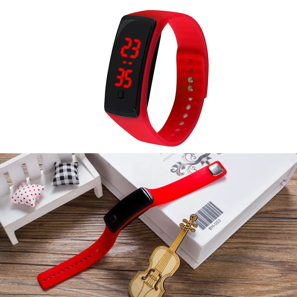 Модные светодиодные цифровые часы для детей - Фотография_3