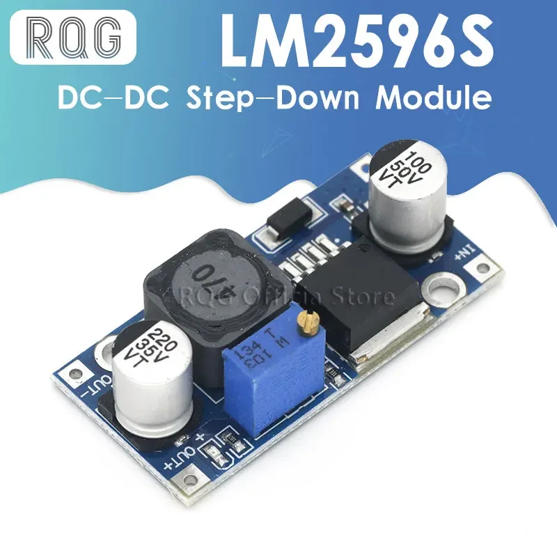 Регулируемый понижающий модуль питания lm2596s
