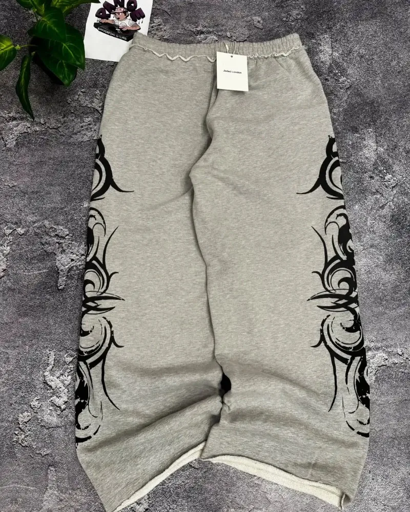 Harajuku модные полосатые спортивные штаны для мужчин и женщин - Фотография_2