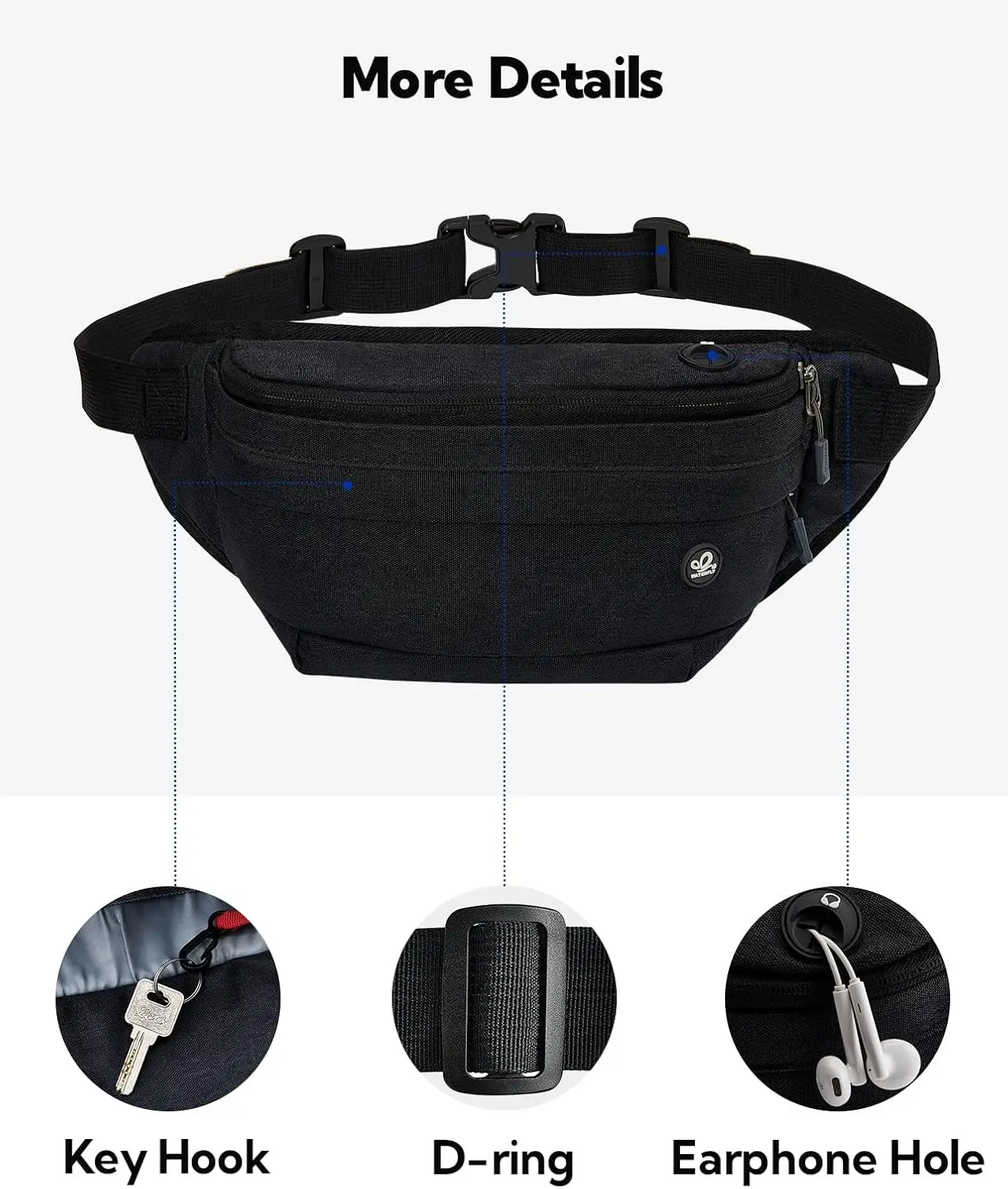 Поясная сумка для бега waterfly: поясная сумка для бега - Фотография_4