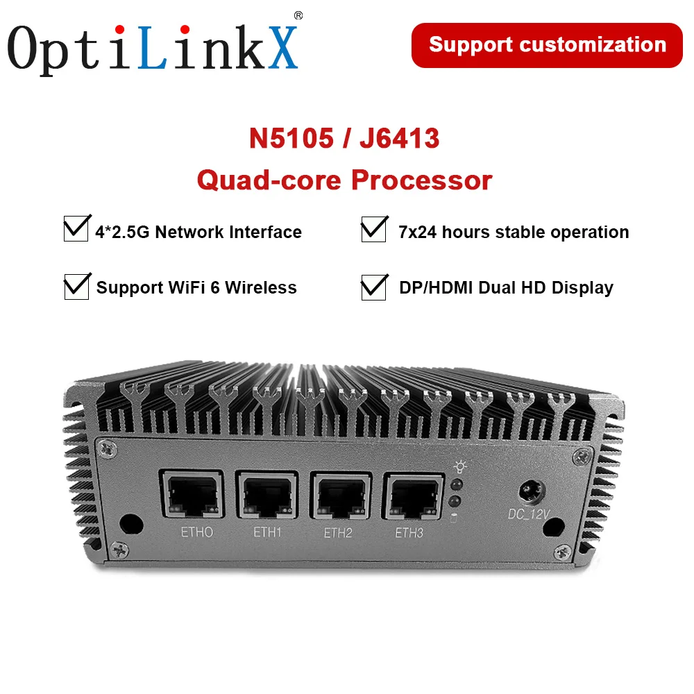 Optilinkx беспроводной wi-fi6 гигабитный двухчастотный сетевой порт 2