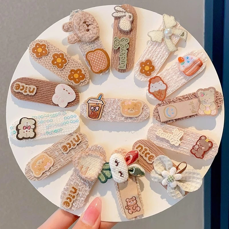 Новая заколка для волос с милым цветочным бантом - Фотография_5