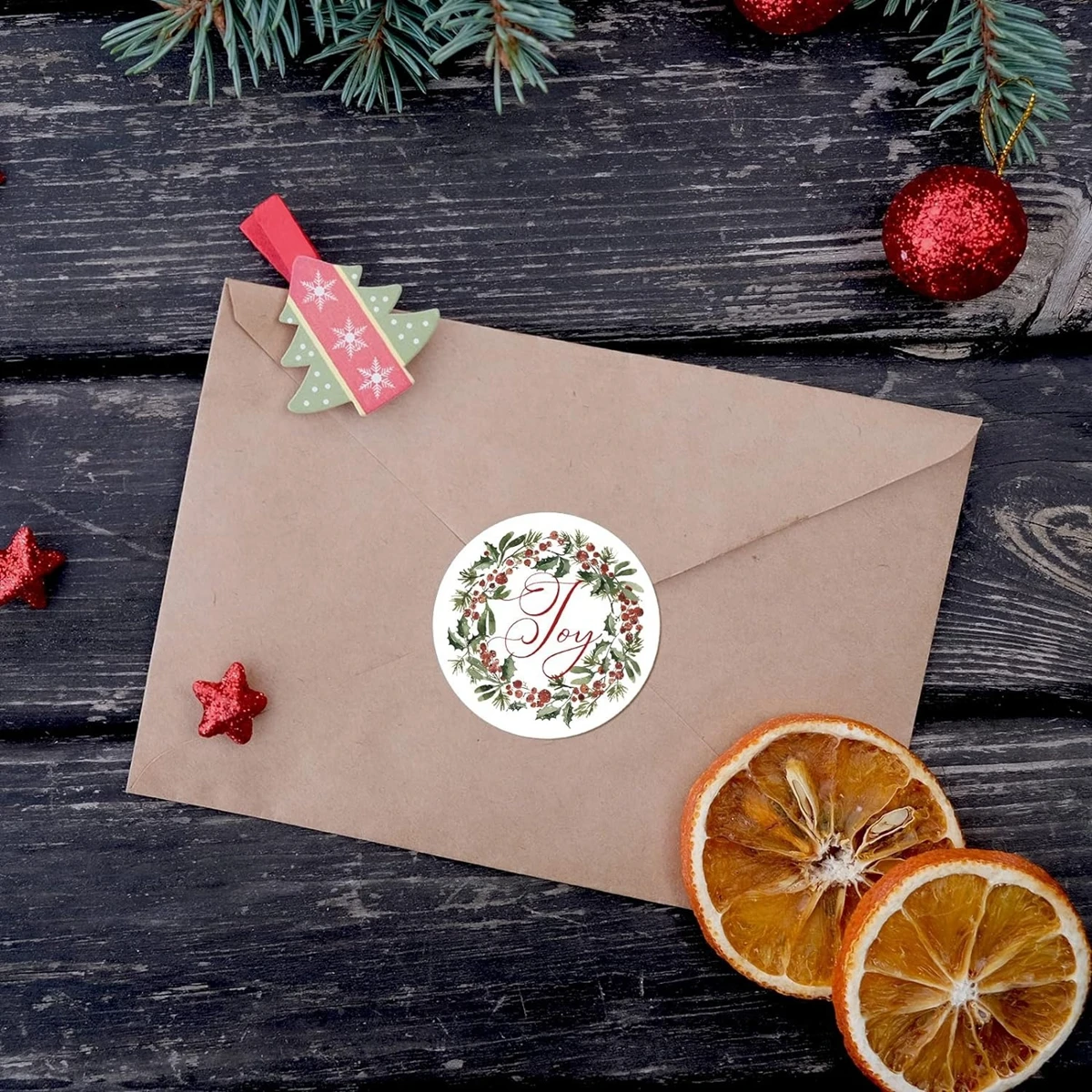 1 дюйм рождественские наклейки - Фотография_3