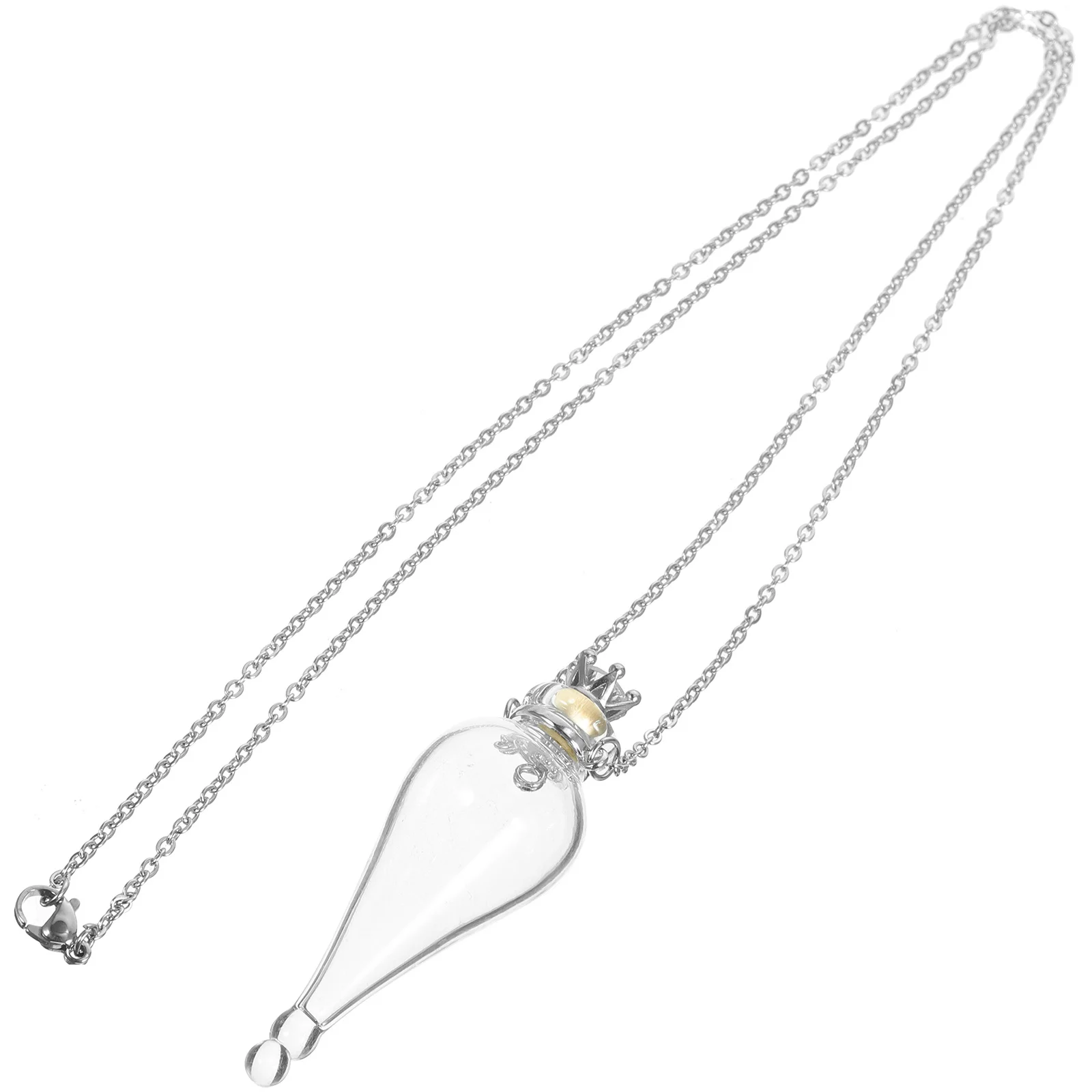 Мини-ожерелье со стеклянной бутылкой - Фотография_4