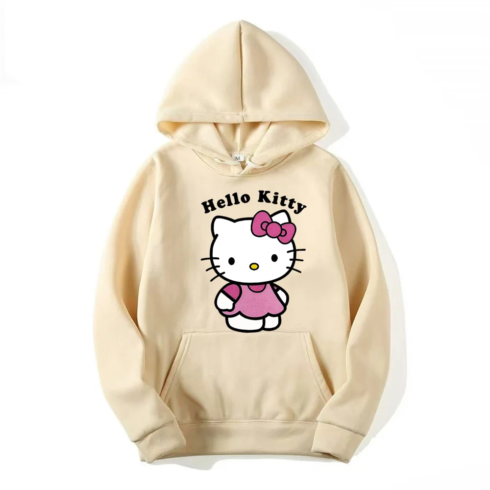 Красивые толстовки с принтом «hello kitty» - Фотография_4