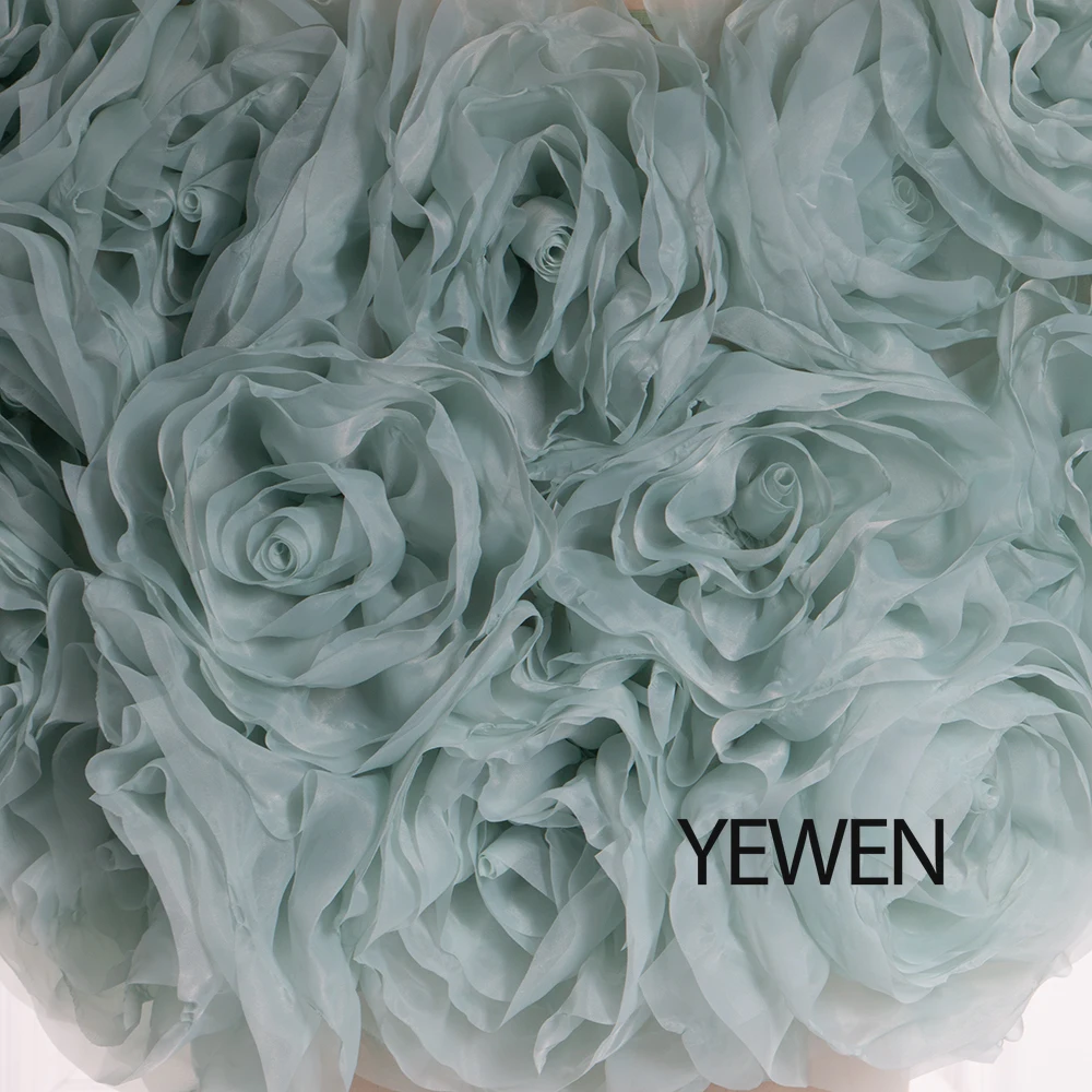 Великолепная 3d цветочная шаль ручной работы - Фотография_4