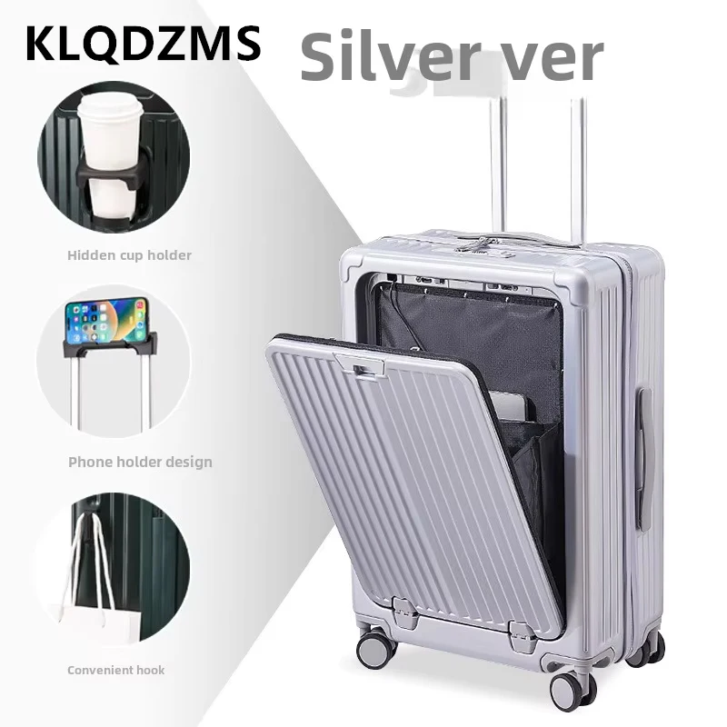 Klqdzms мужской чемодан с передним отверстием для ноутбука - Фотография_6