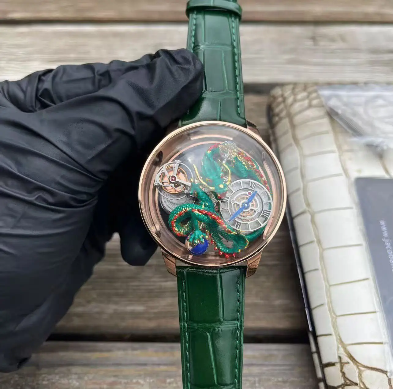 Ограниченная серия часов jaco tourbillon celestial series dongfang long - Фотография_2