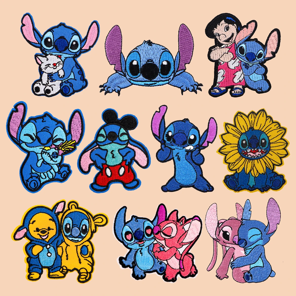 Вышитая нашивка, синие нашивки - Фотография_4