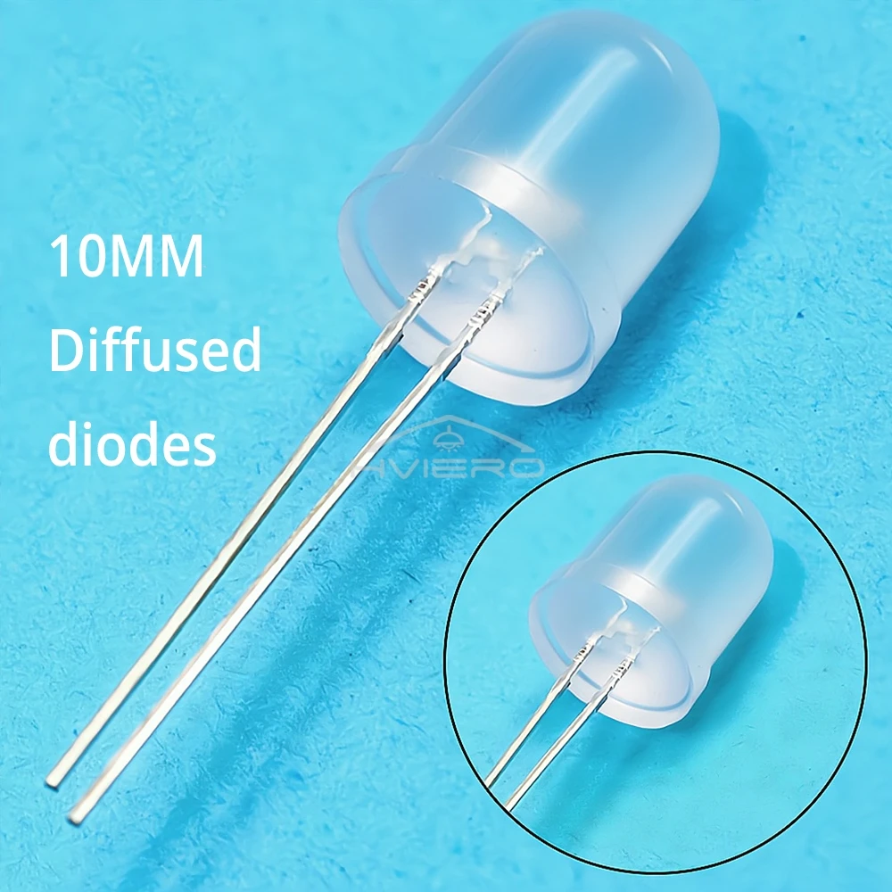 10 мм круглые ультра яркие рассеянные - Фотография_4