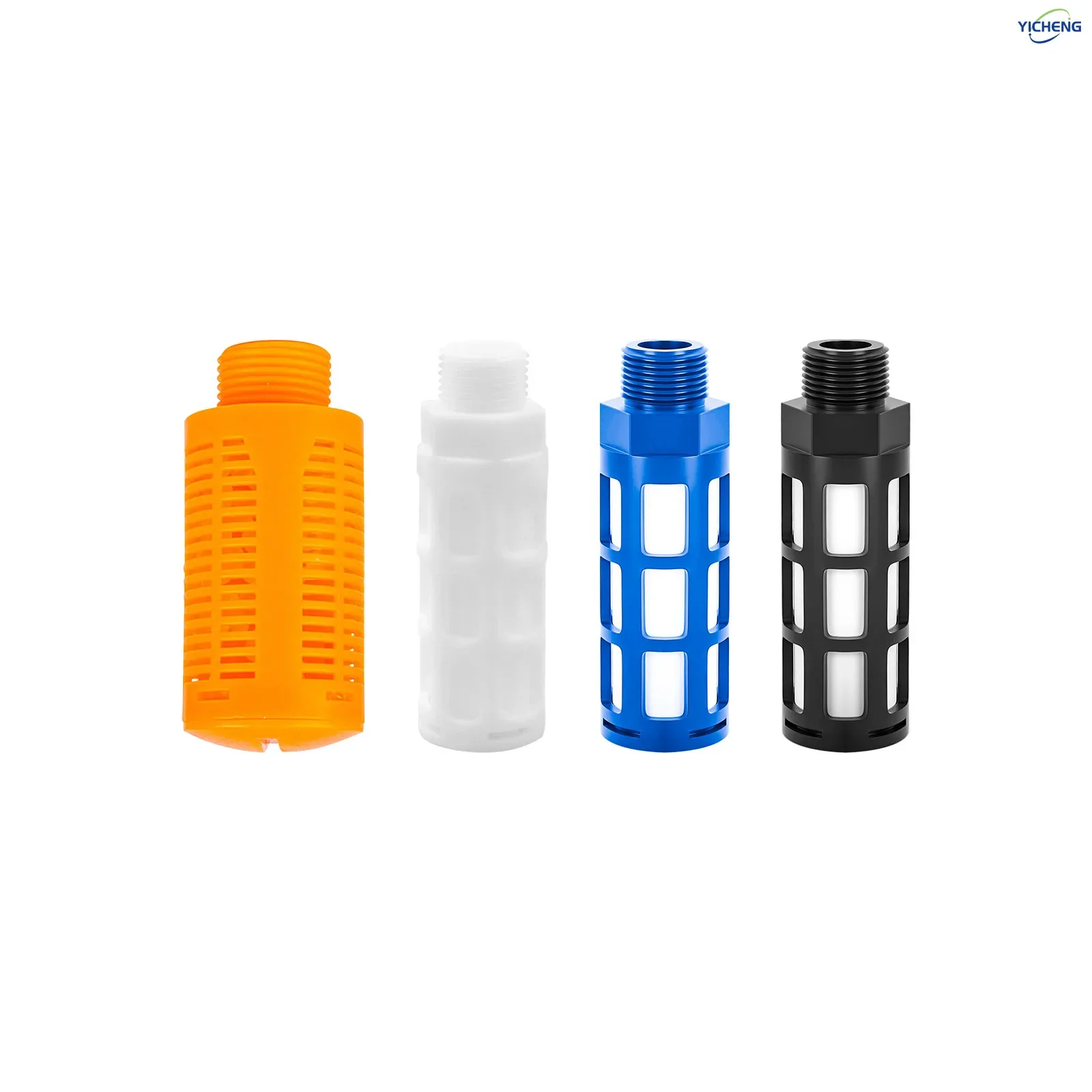 Дюйма, пластиковый глушитель с внешней резьбой