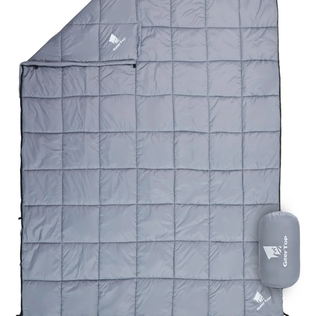 Пуховое одеяло для спального мешка для кемпинга для взрослых 210x140 см - Фотография_5