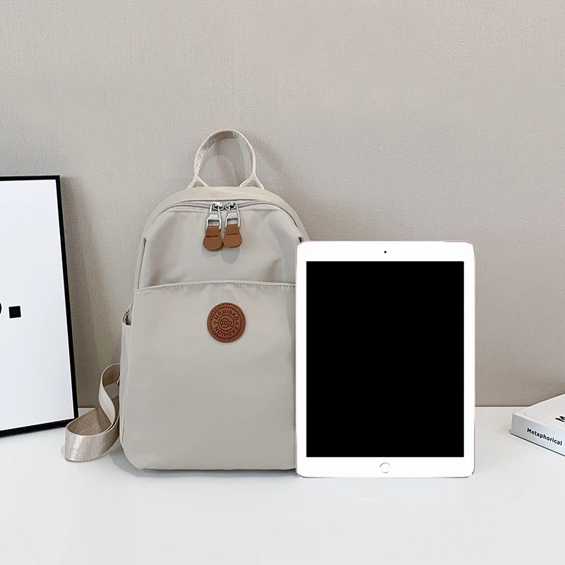 Новый водонепроницаемый нейлоновый тканевый женский рюкзак - Фотография_5