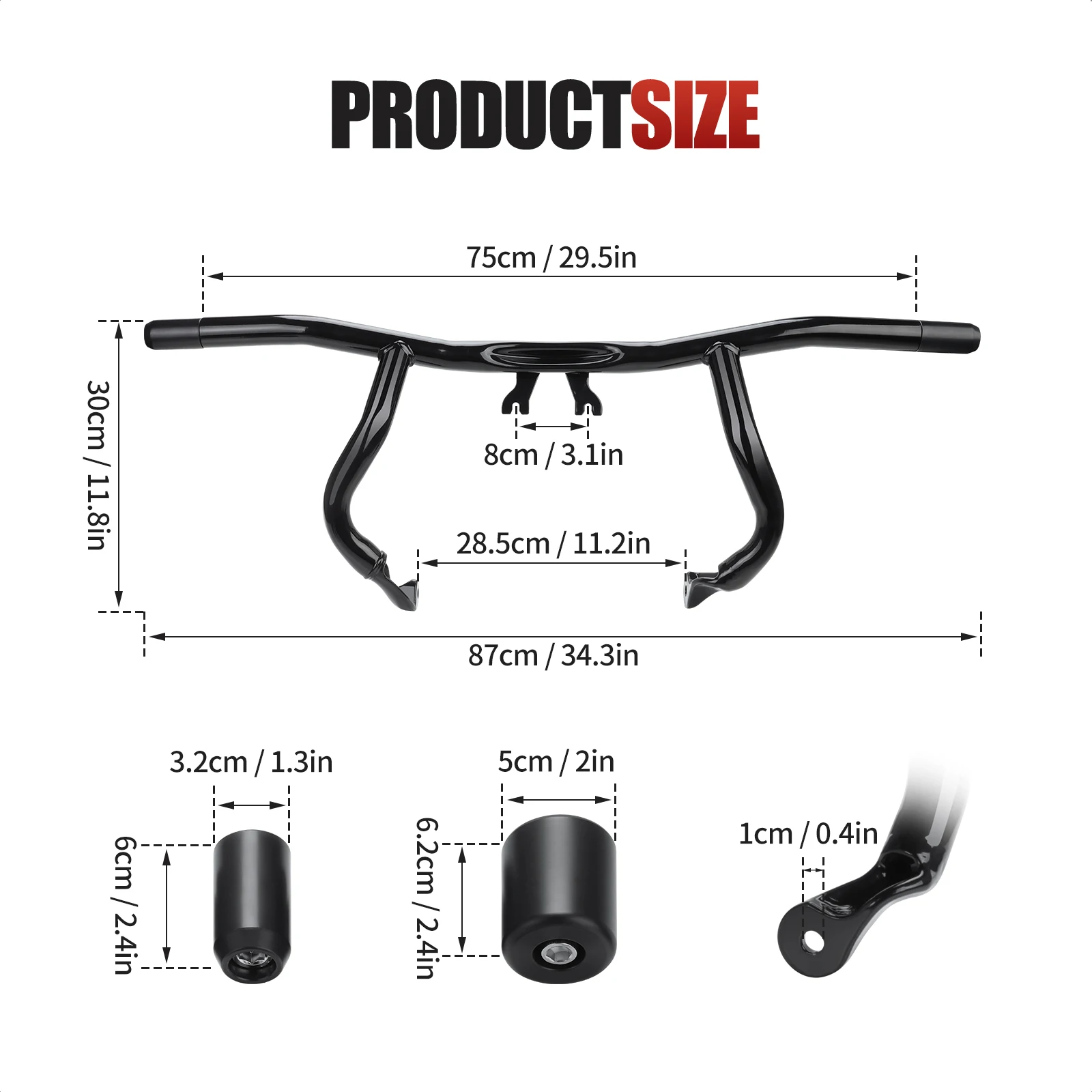 Front engine protection bar fits - Фотография_3