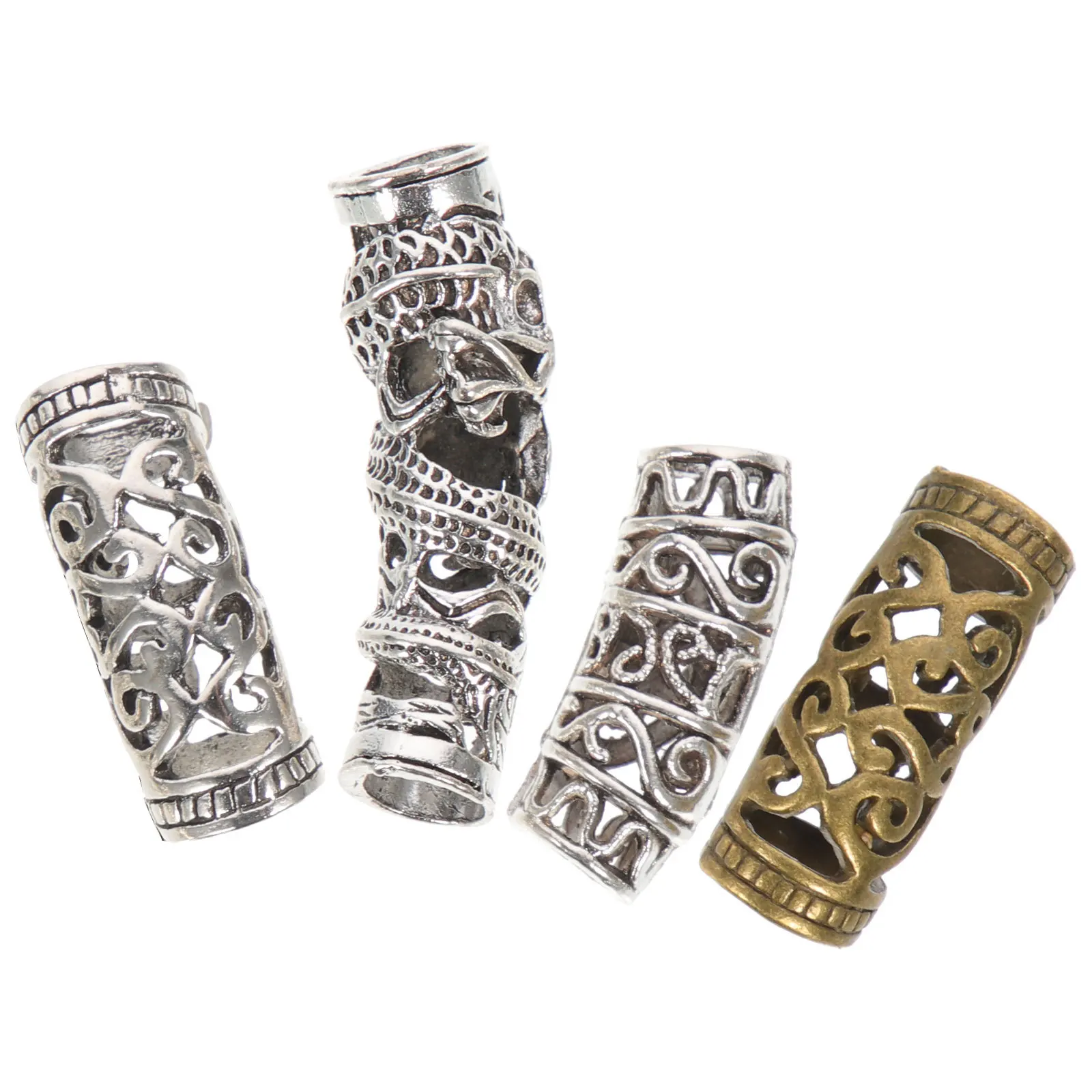 Полые манжеты для волос из сплава - Фотография_4