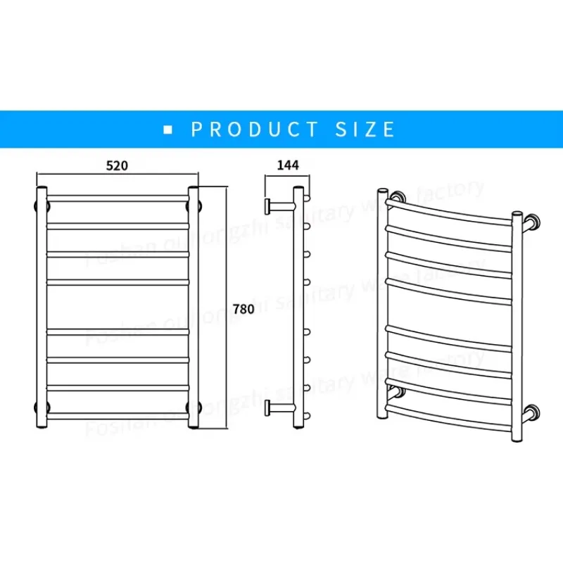 Настенная полотенцесушитель из - Фотография_5