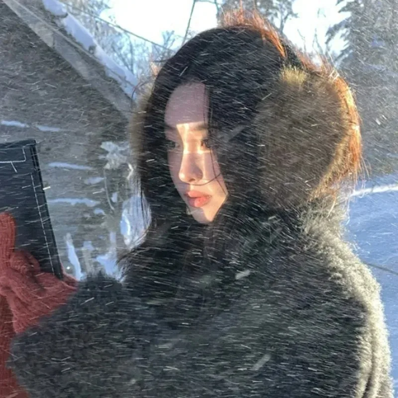 Y2k наушники из искусственного меха норки - Фотография_5