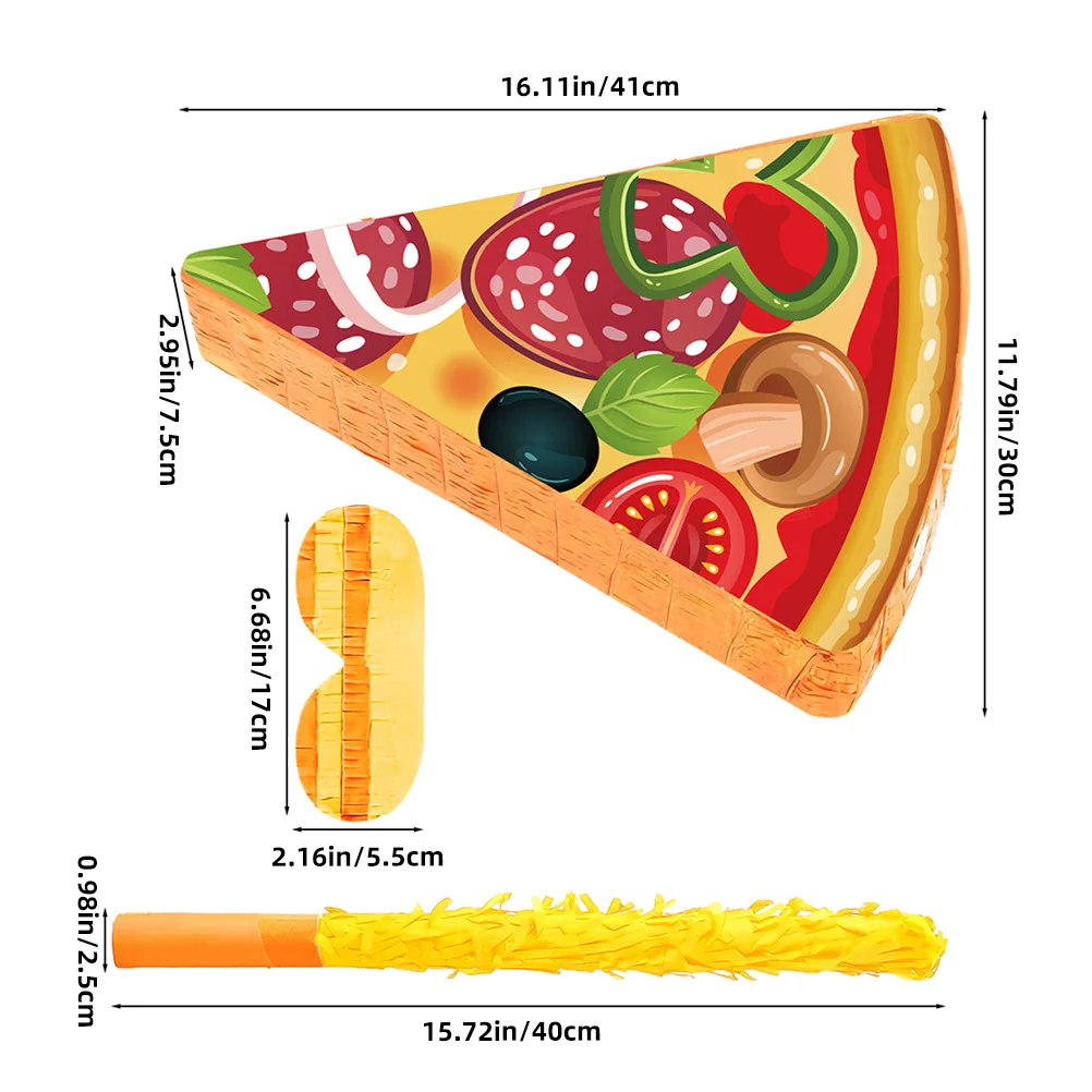 1 комплект пиццы для пиццы для вечеринки по случаю дня рождения с палочкой - Фотография_3