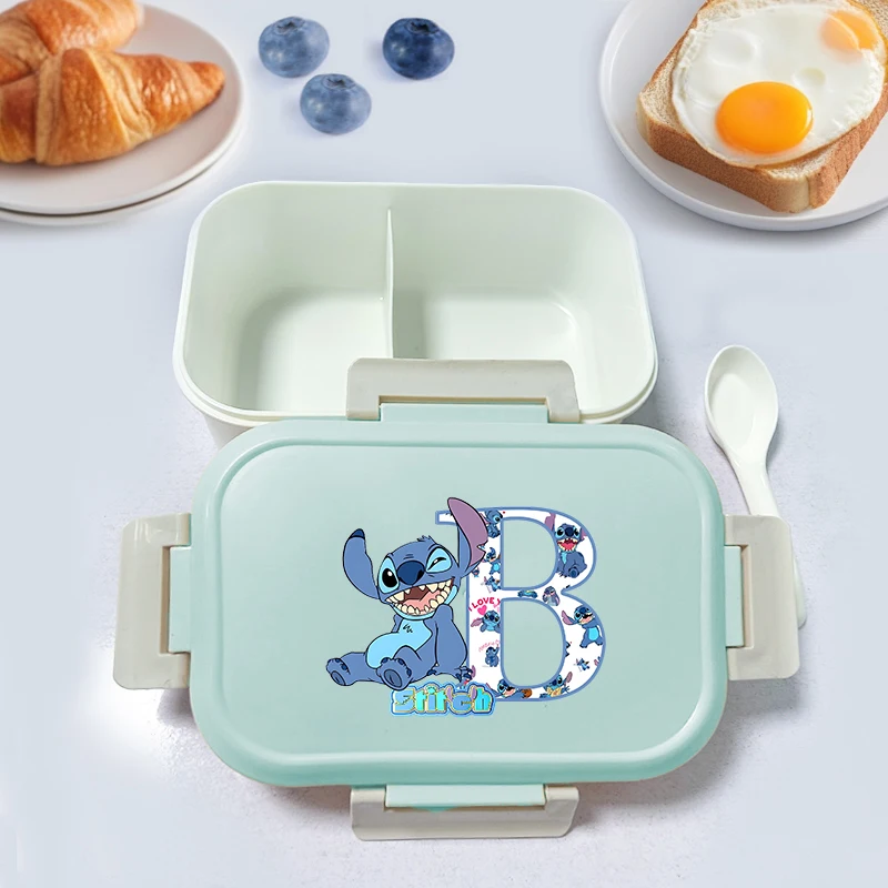 Ланч-бокс disney stitch с двумя отделениями для мальчиков и девочек - Фотография_2