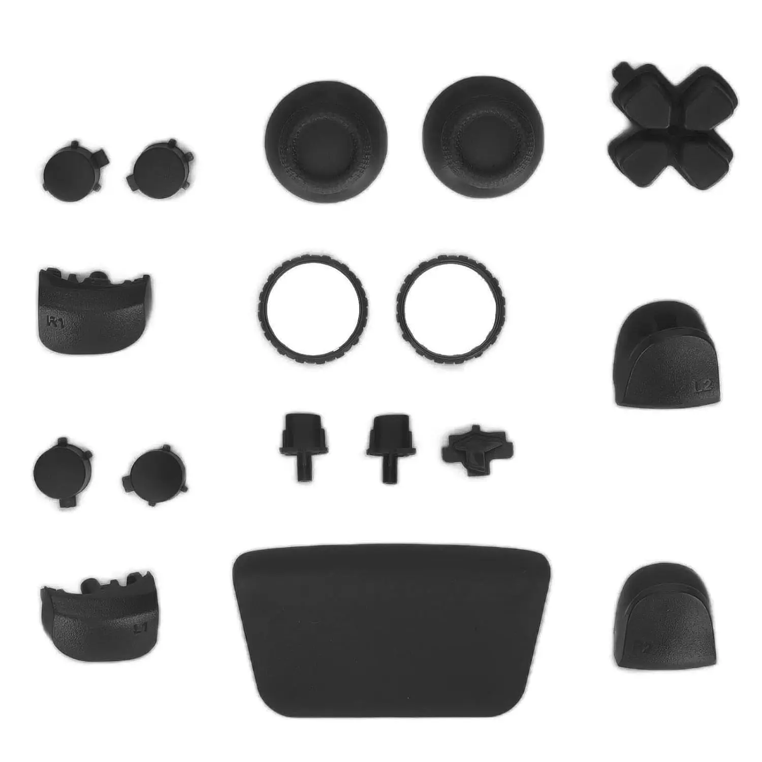 Сменные триггеры d-pad r1 l1 r2 l2 share options face black - Фотография_2