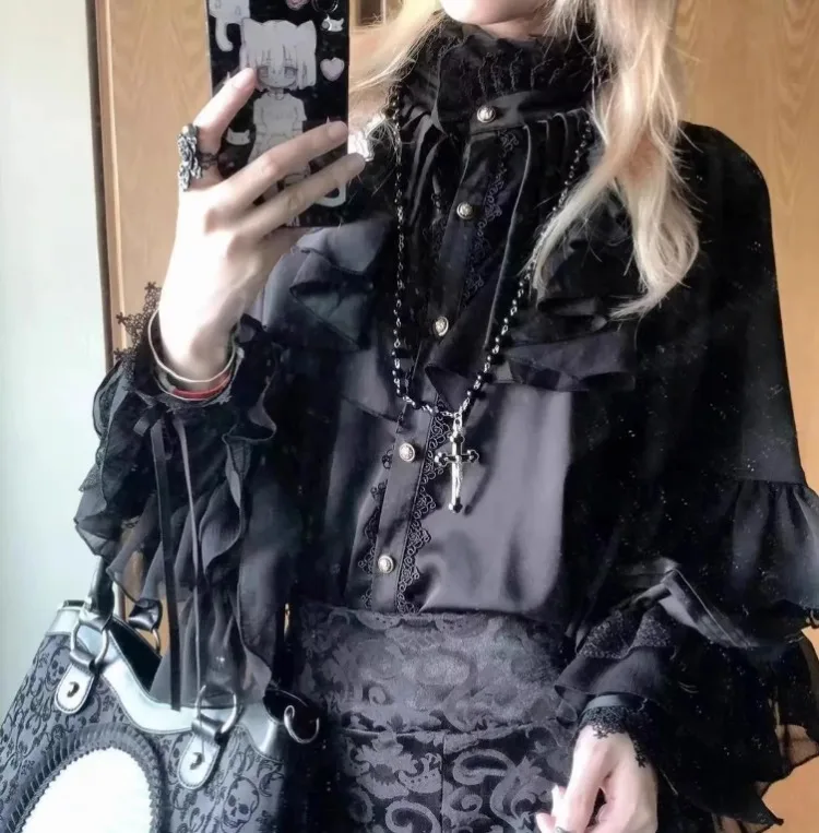 Японская блузка kawaii lolita - Фотография_4