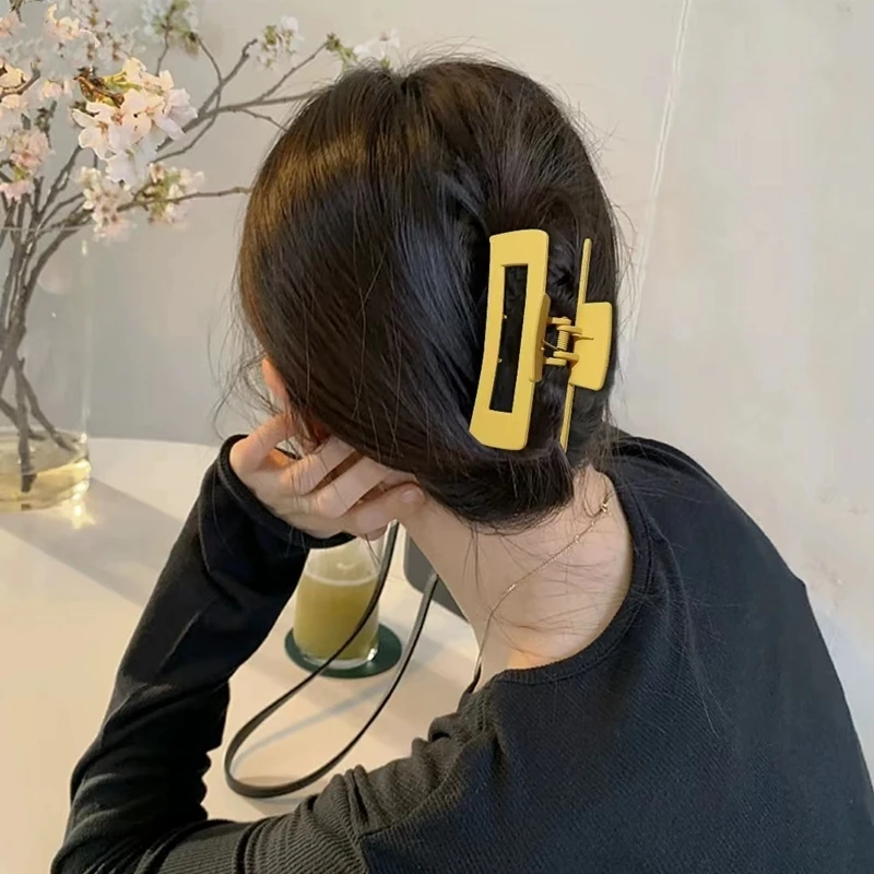 Заколка-краб для волос акриловая - Фотография_6