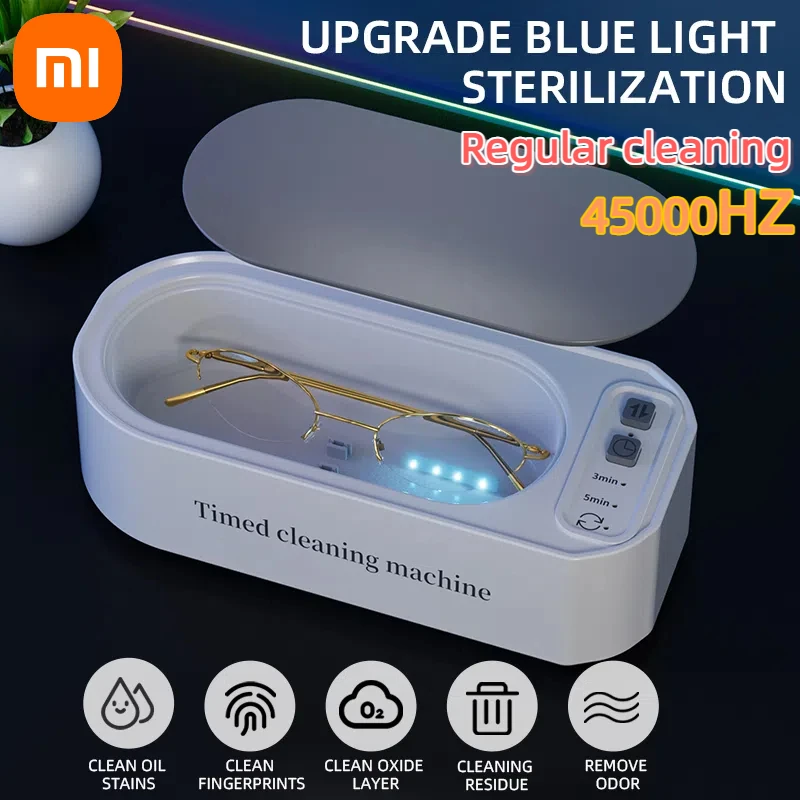 Ультразвуковая машина для чистки очков xiaomi 250 мач