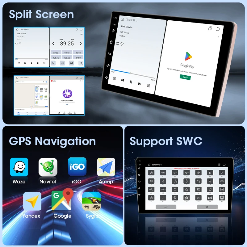 Srnubi 2 din android 13 автомобильный - Фотография_3