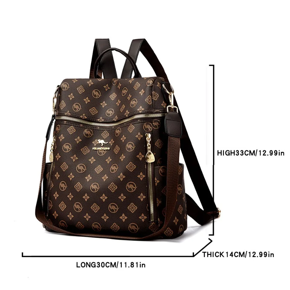 Натуральный брендовый женский рюкзак из мягкой кожи - Фотография_5