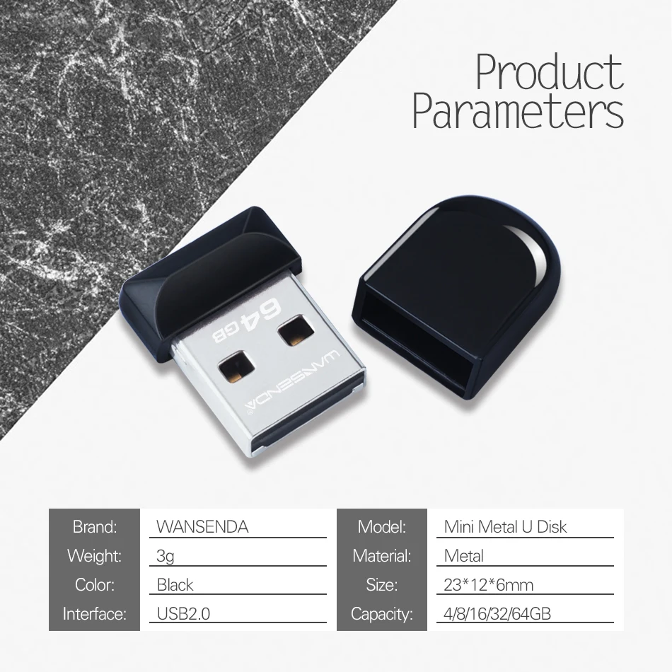Wansenda super mini usb флэш-накопитель - Фотография_4
