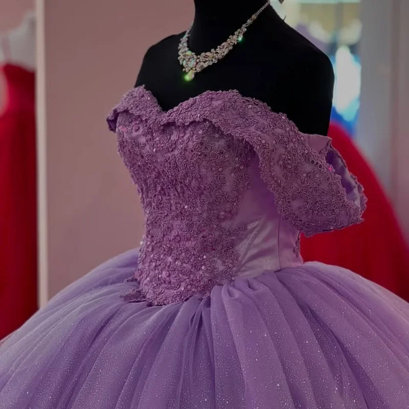 Блестящие темно-фиолетовые платья - Фотография_3