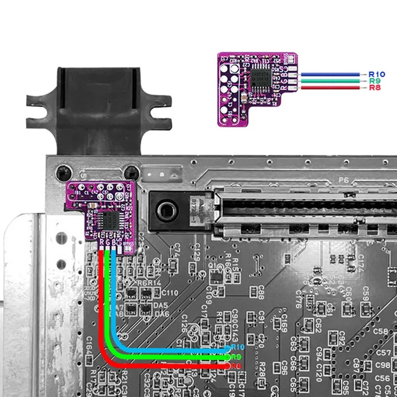 A23f-n64 rgb mod + кабель rgb для - Фотография_5