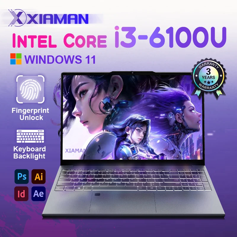 Портативный портативный компьютер xiaman 15