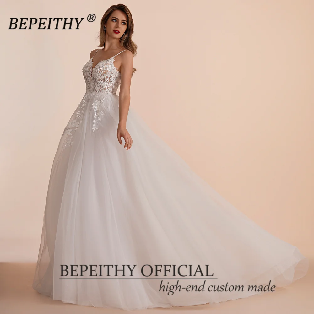 Bepeithy boho ivory a line кружевные - Фотография_4